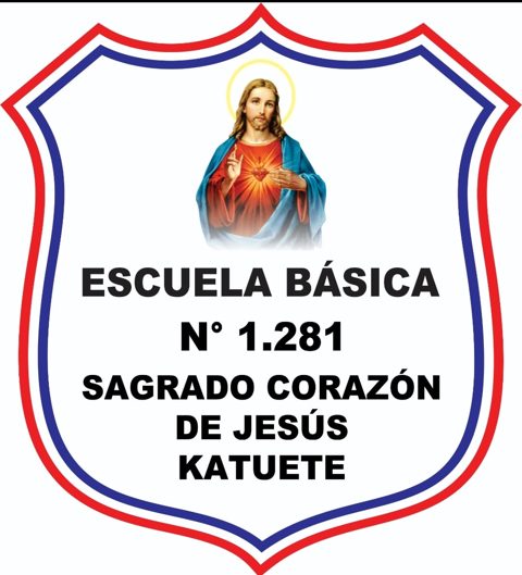 Escudo de la Escuela Básica N.º 1281 Sagrado Corazón de Jesús, Katuete